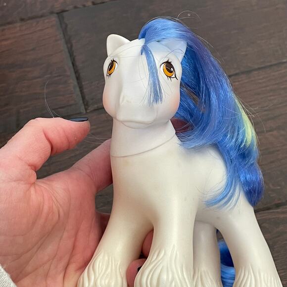 My Little Pony Big Brother Chief Fire Fighter Hat Bandana Comb VTG 1987 G1 MLP - Picture 14 of 16